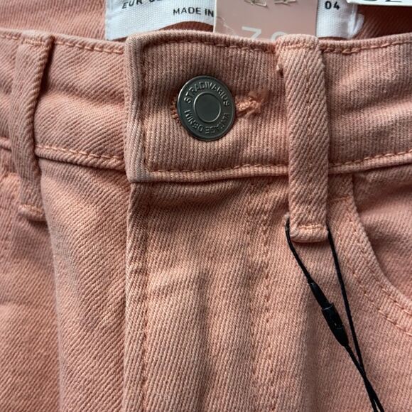 New Stradivarius Mom Fit Jeans in Pink Coral 32 - Picture 5 of 10